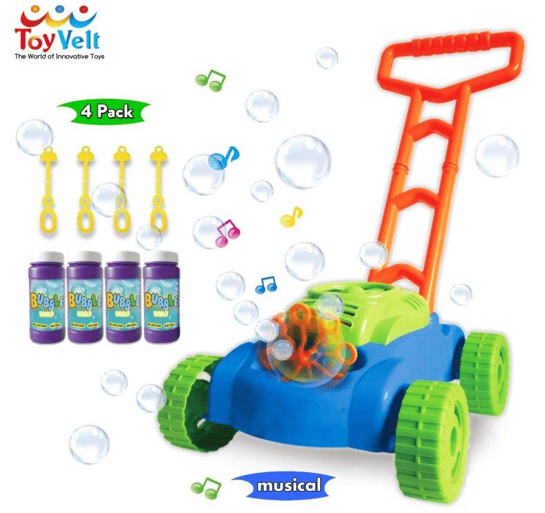 ToyVelt Bubble Lawn Mower for Kids