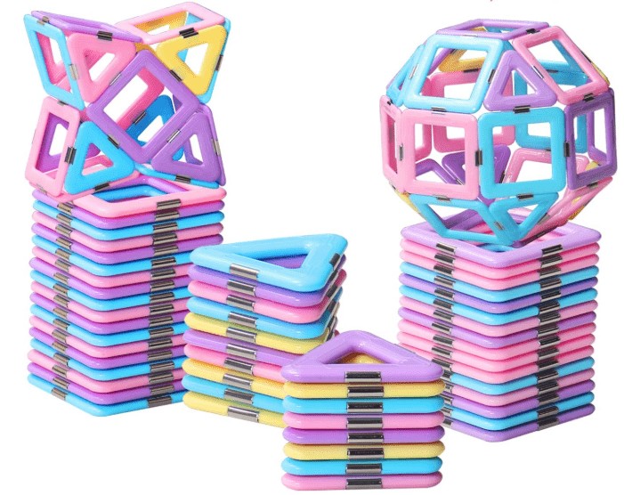 Age-Appropriate Blocks for 5-Year-Old Kids: Learning & Development Magnetic Tiles Building Blocks
