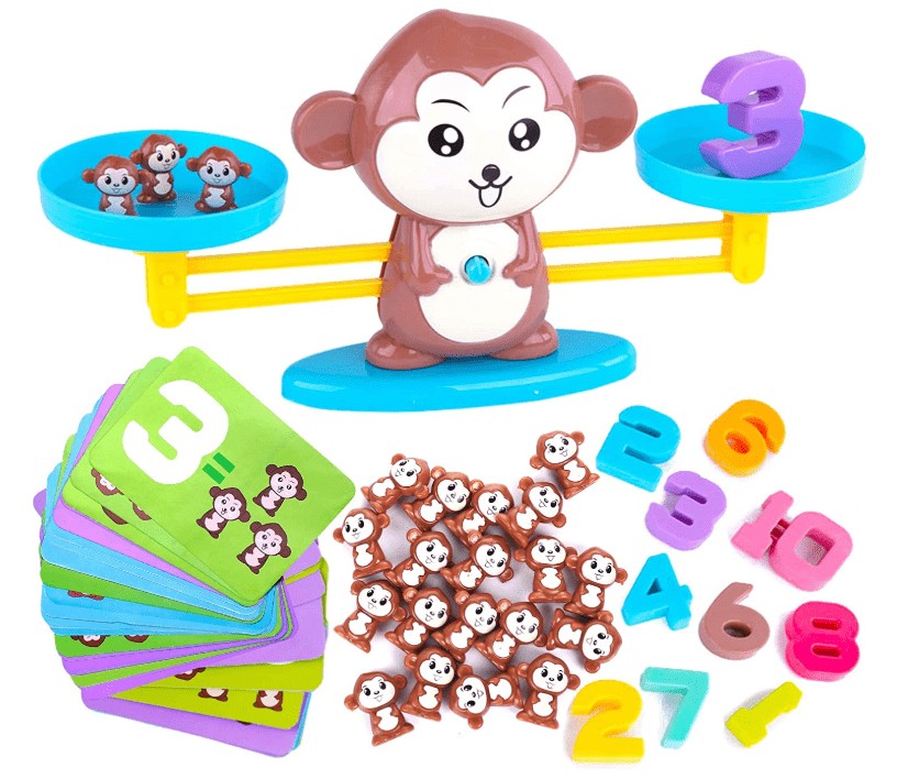 Age-Appropriate Math Toy for 5-Year-Old Kids: CoolToys Monkey Balance Cool Math Game