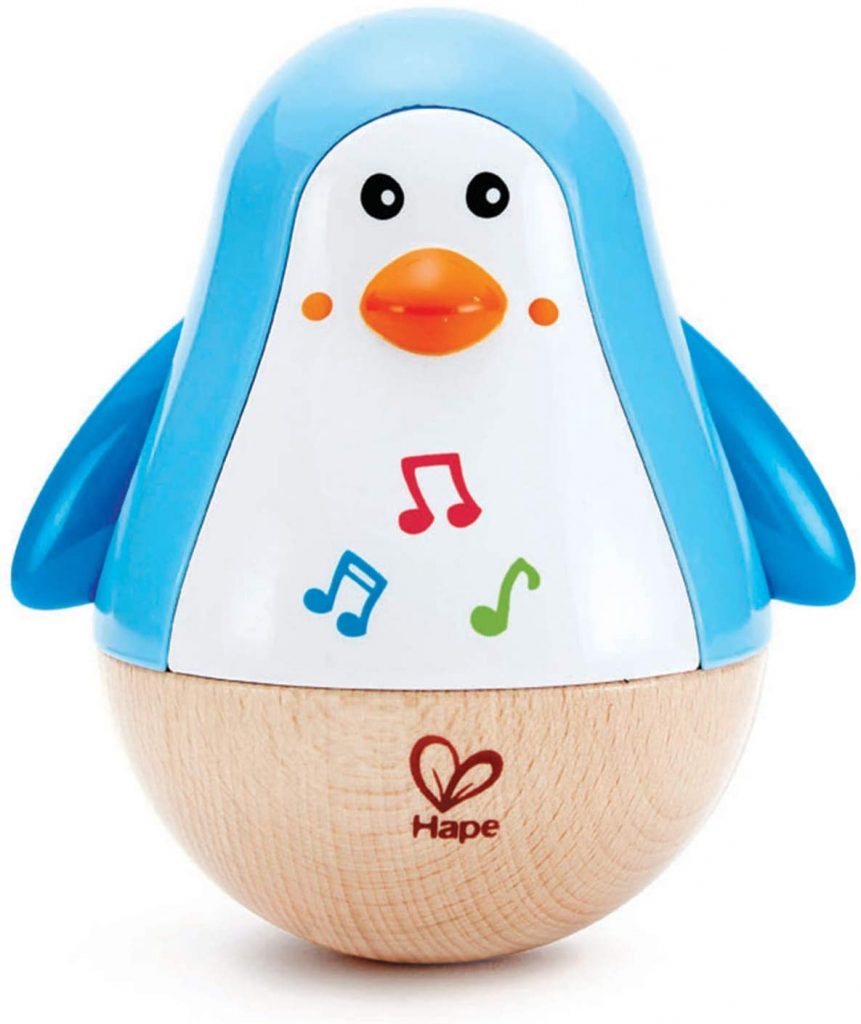 The Best Christmas Gift to Entertain Babies: Penguin Musical Wobbler