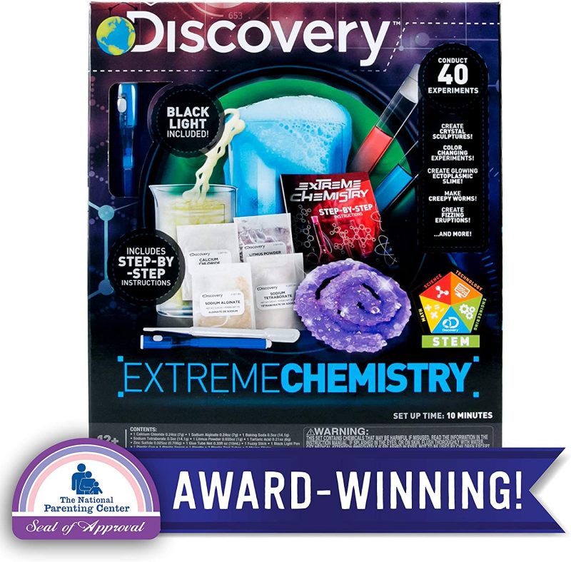 Best Chemistry Science Kit for Tweens: Discovery Extreme Chemistry Stem Science Kit 