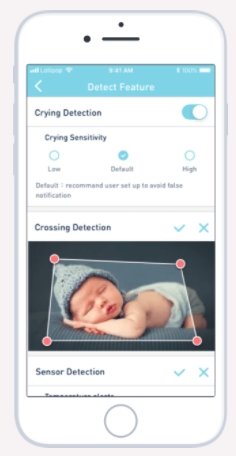 Lollipop can also can you a phone alert when your baby tries to climb the crib