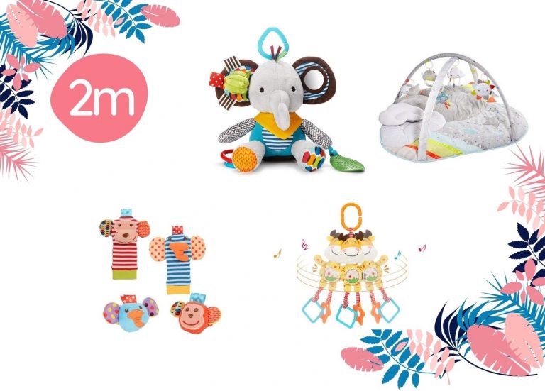 age-appropriate toys for 2-month-olds