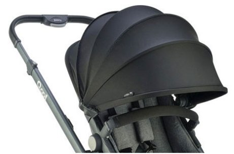 joovy qool stroller features a large extendable canopy