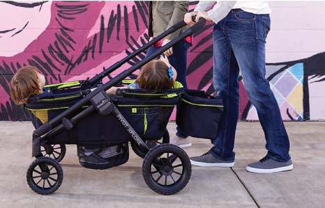 A wagon can hold multiple kids