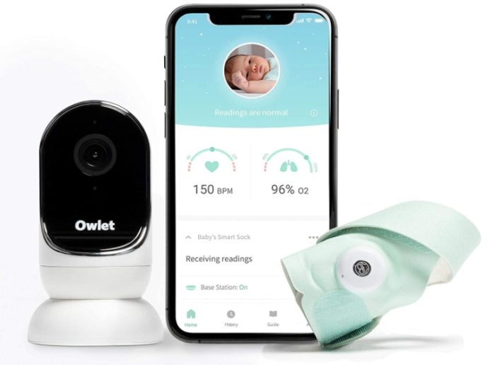 Owlet Duo comes with the sock and a monitor