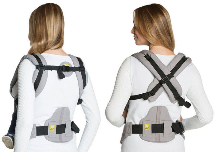 Lillebaby Complete All Season baby carrier provides a large lumbar support band